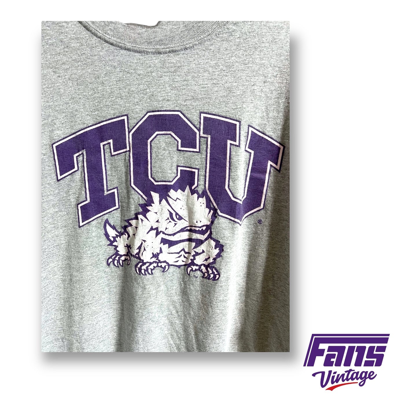 Y2K vintage TCU tee - Classic logo