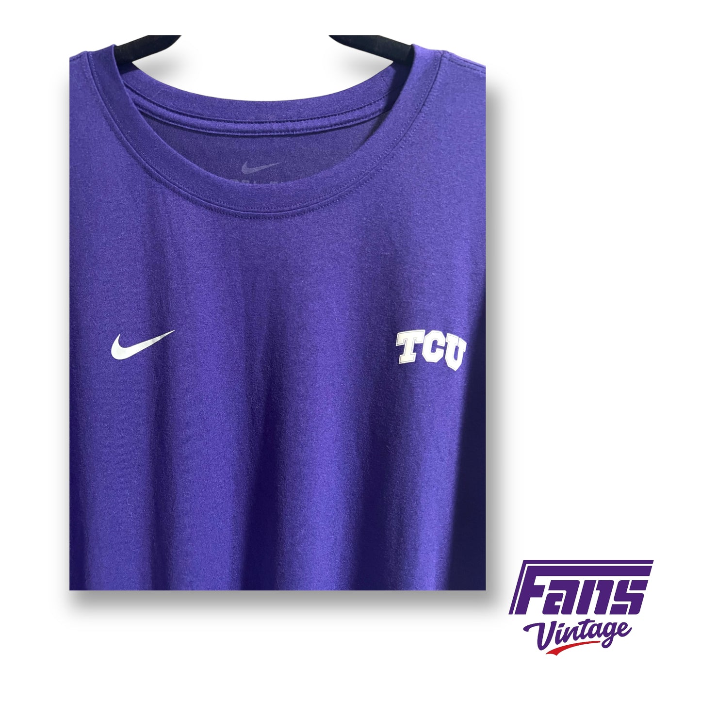 Nike TCU team issued long sleeve dri-fit shirt