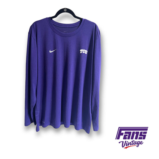 Nike TCU team issued long sleeve dri-fit shirt