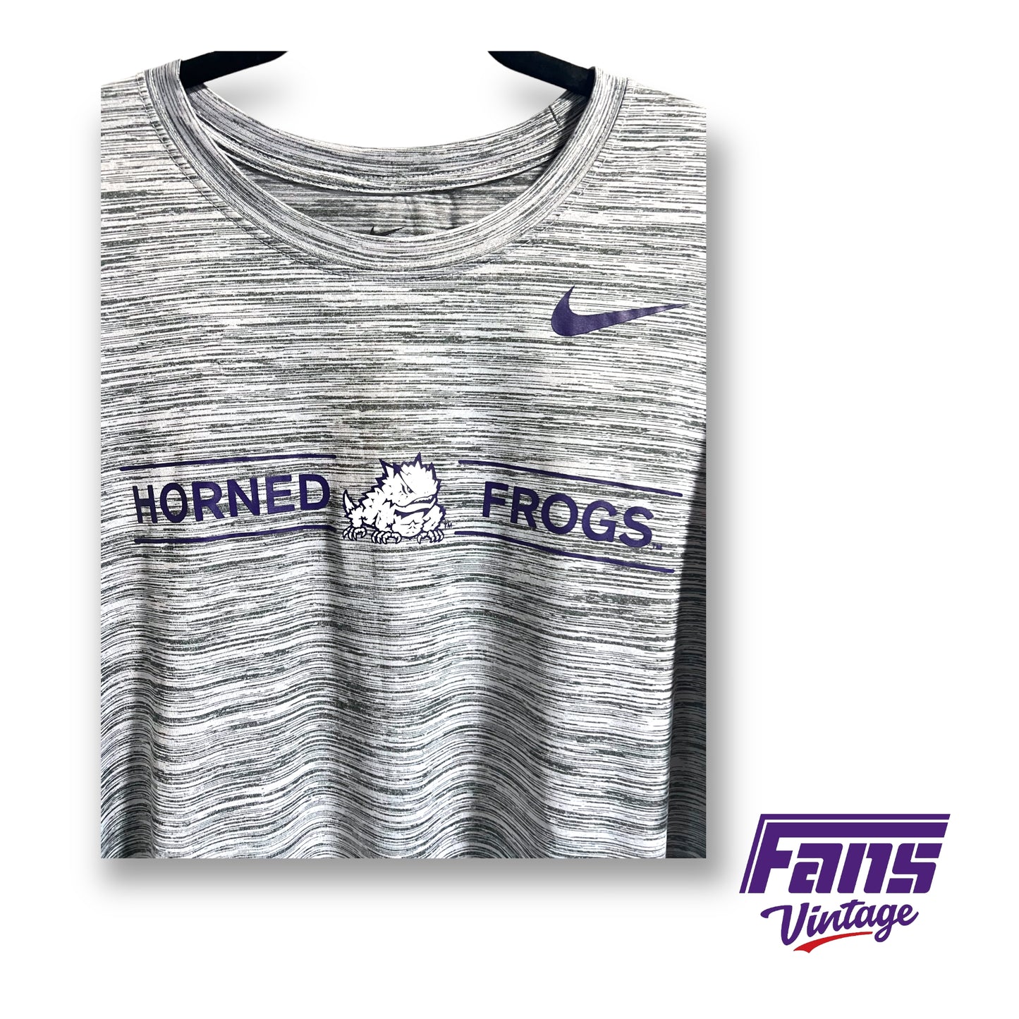 TCU Team Issued Premium Nike dri-fit training shirt