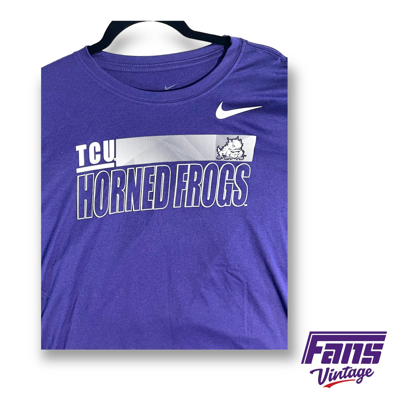 Nike TCU team issued dri-fit tee