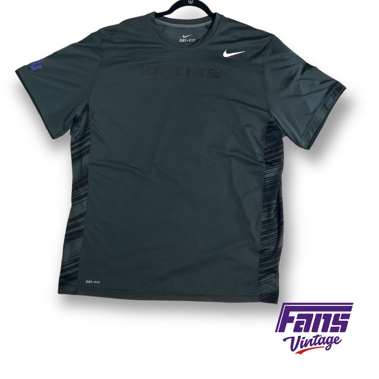 Nike TCU 'Horned Frogs' dri-fit tee - Cool pattern