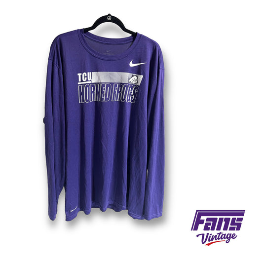 Nike TCU team issued long sleeve shirt