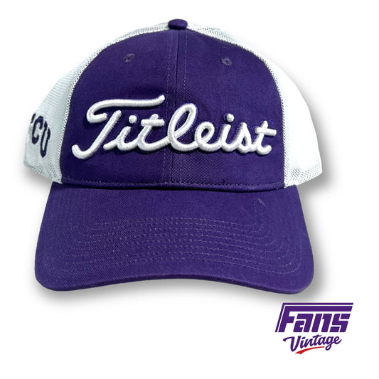 Titleist TCU Golf trucker hat
