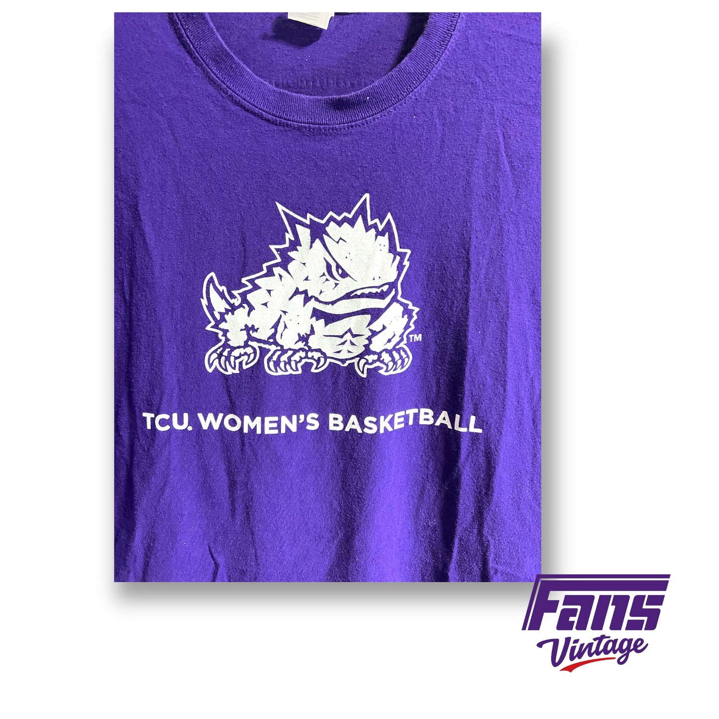 TCU Horned Frogs Women's Basketball t-shirt - Big Frog logo