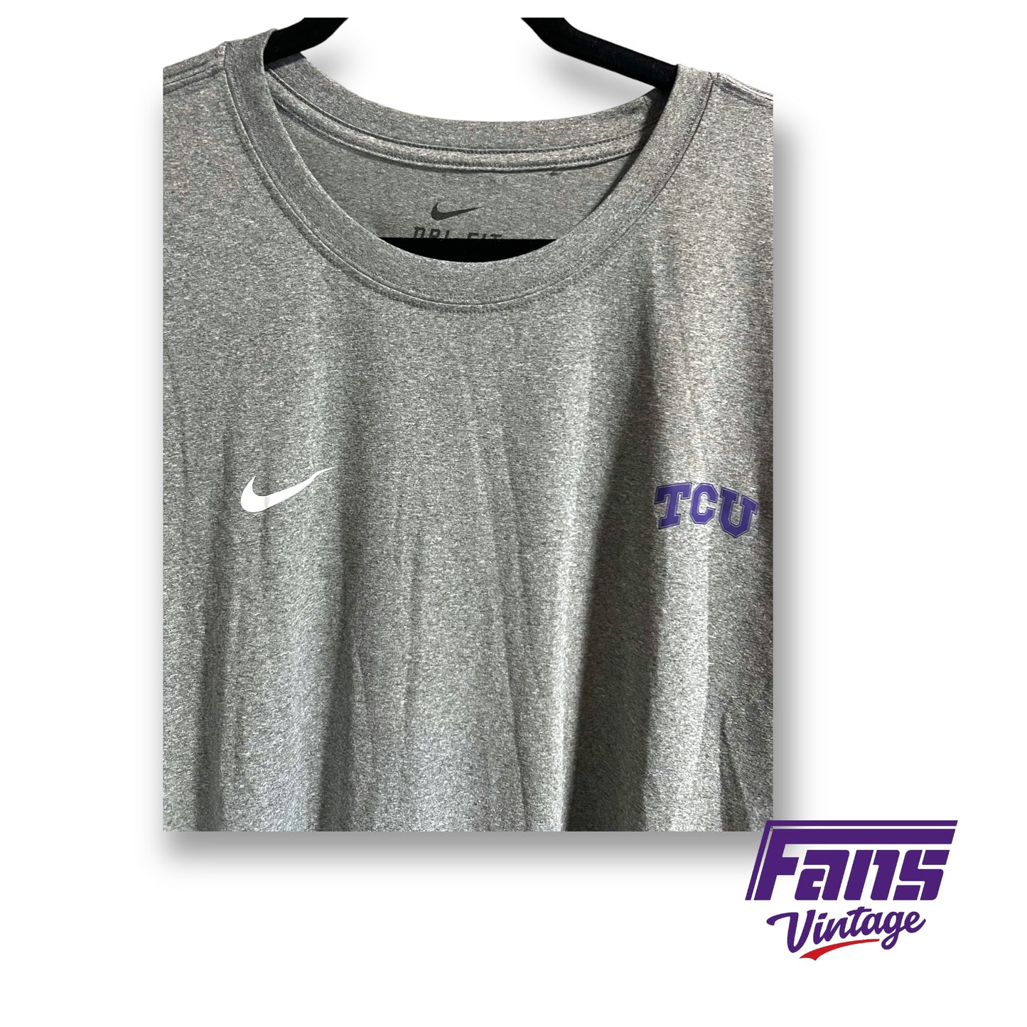 Nike TCU team issued long sleeve workout shirt