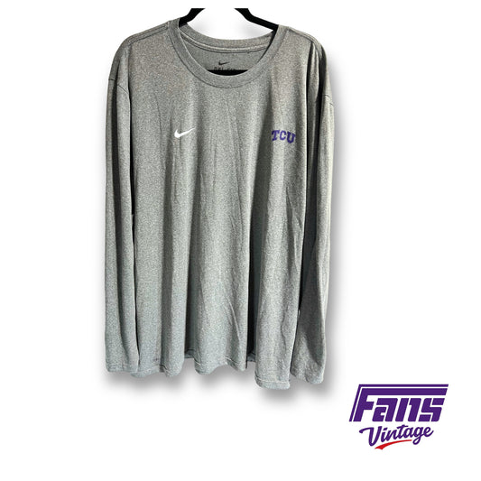 Nike TCU team issued long sleeve workout shirt