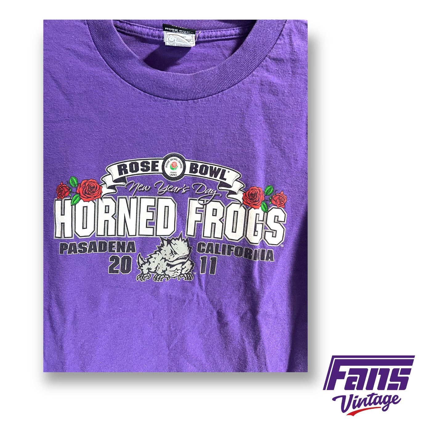 Epic 2011 TCU Football Rose Bowl tee - Insane graphics