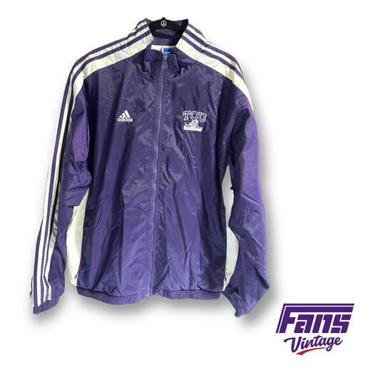 Vintage Adidas TCU Soccer team issued jacket