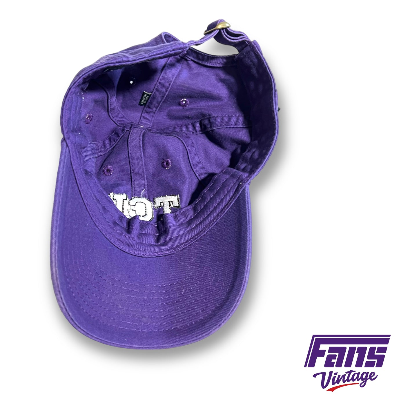 TCU Equestrian strap back hat