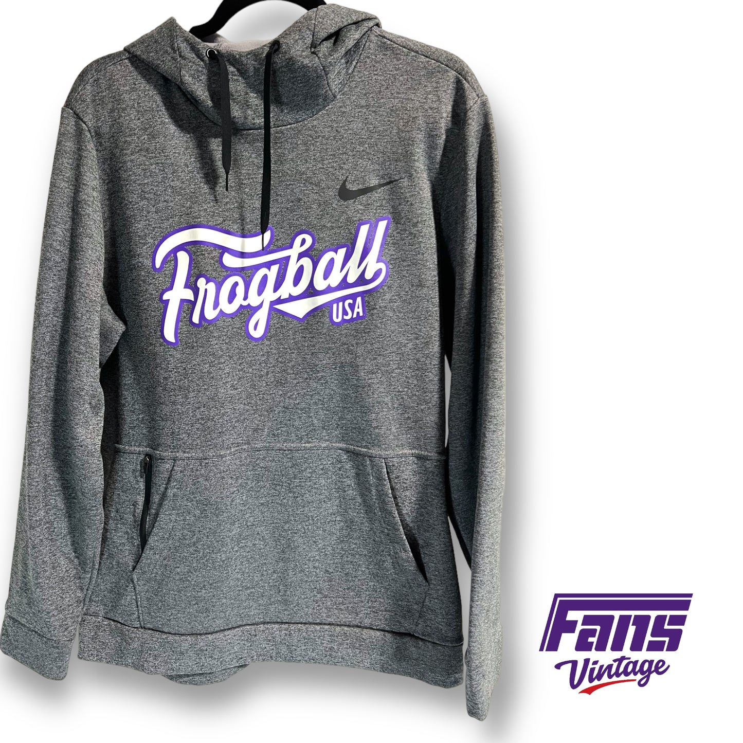 Nike TCU Baseball 'Frogball' team issued hoodie