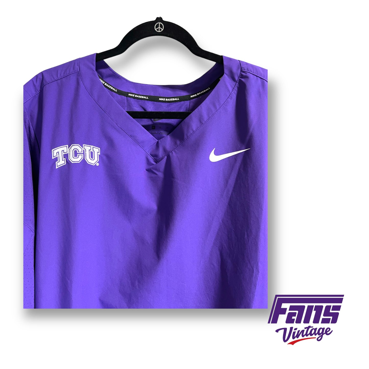 Nike TCU Baseball 3/4 sleeve pullover - dugout jacket