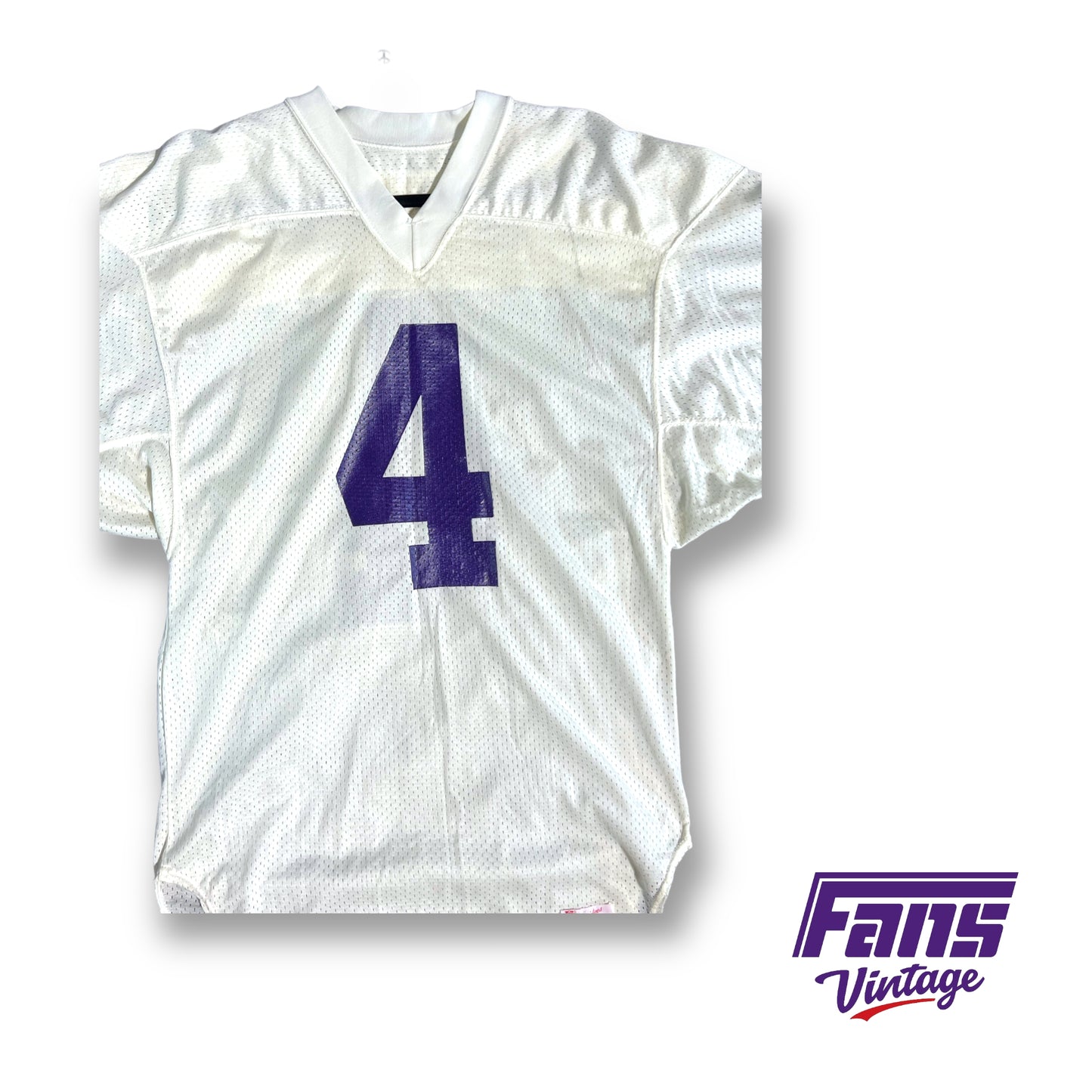 Vintage TCU Flying T GAME WORN football jersey