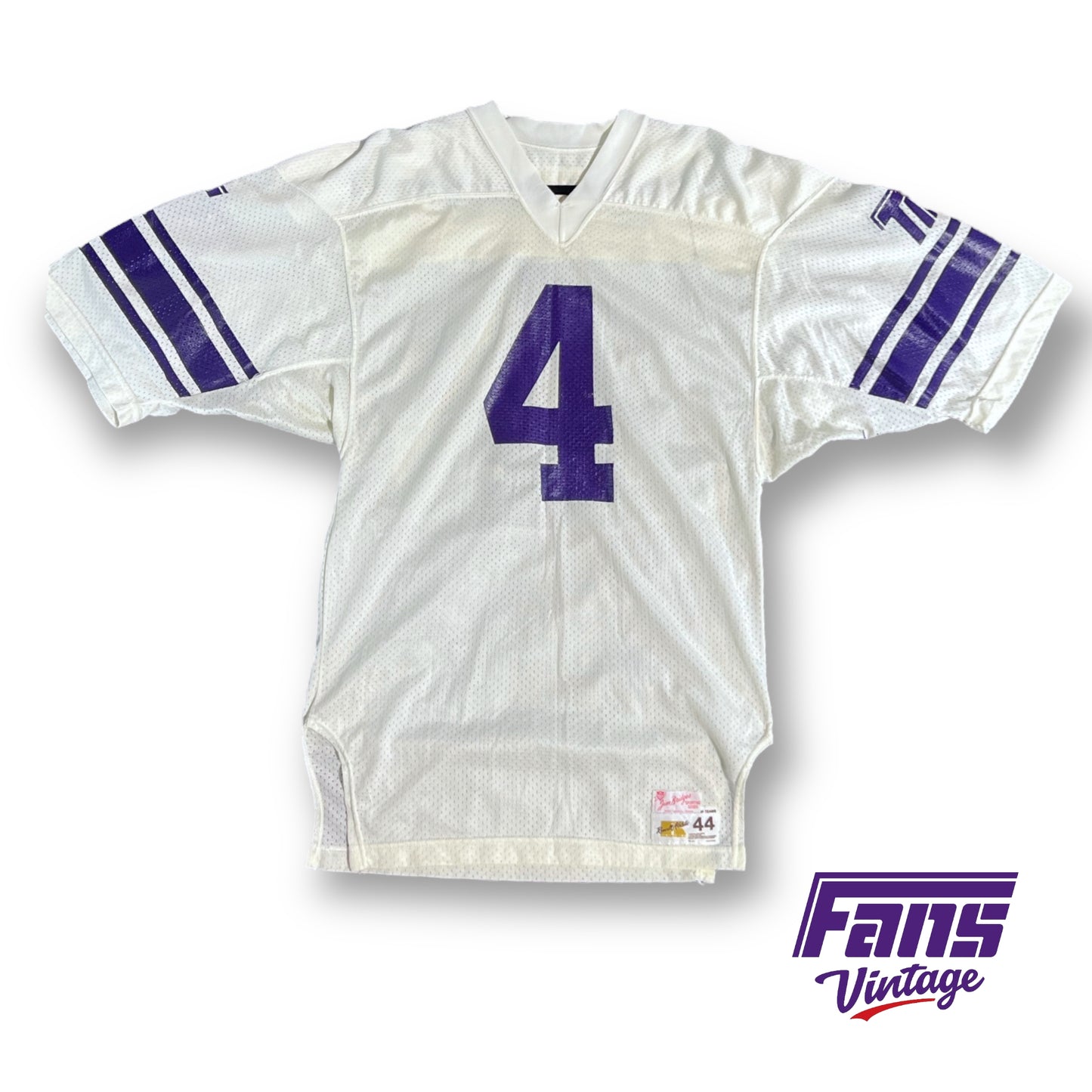 Vintage TCU Flying T GAME WORN football jersey