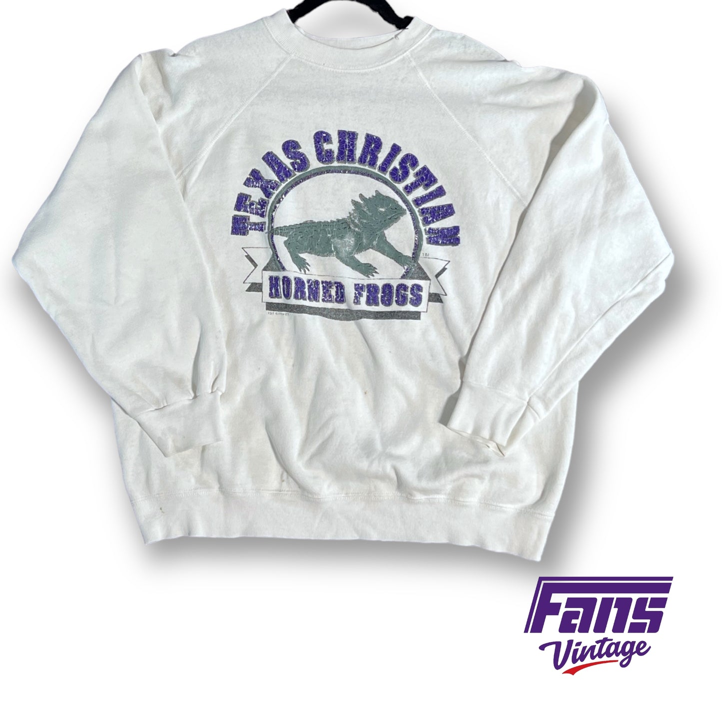 Vintage TCU crewneck sweater