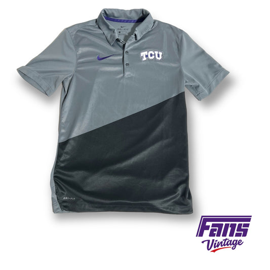 Nike TCU coach issued dri-fit polo - Rare