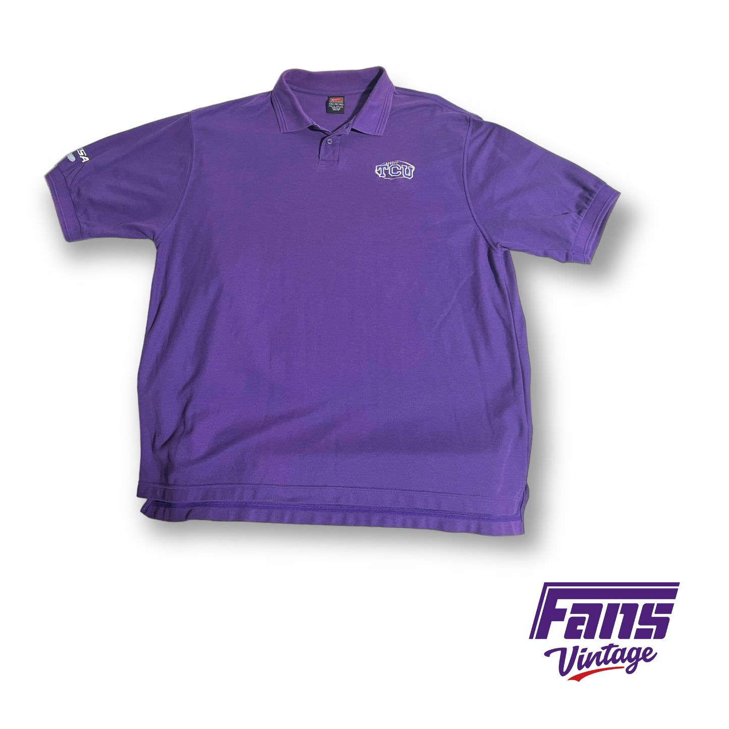 Y2K vintage Nike TCU polo