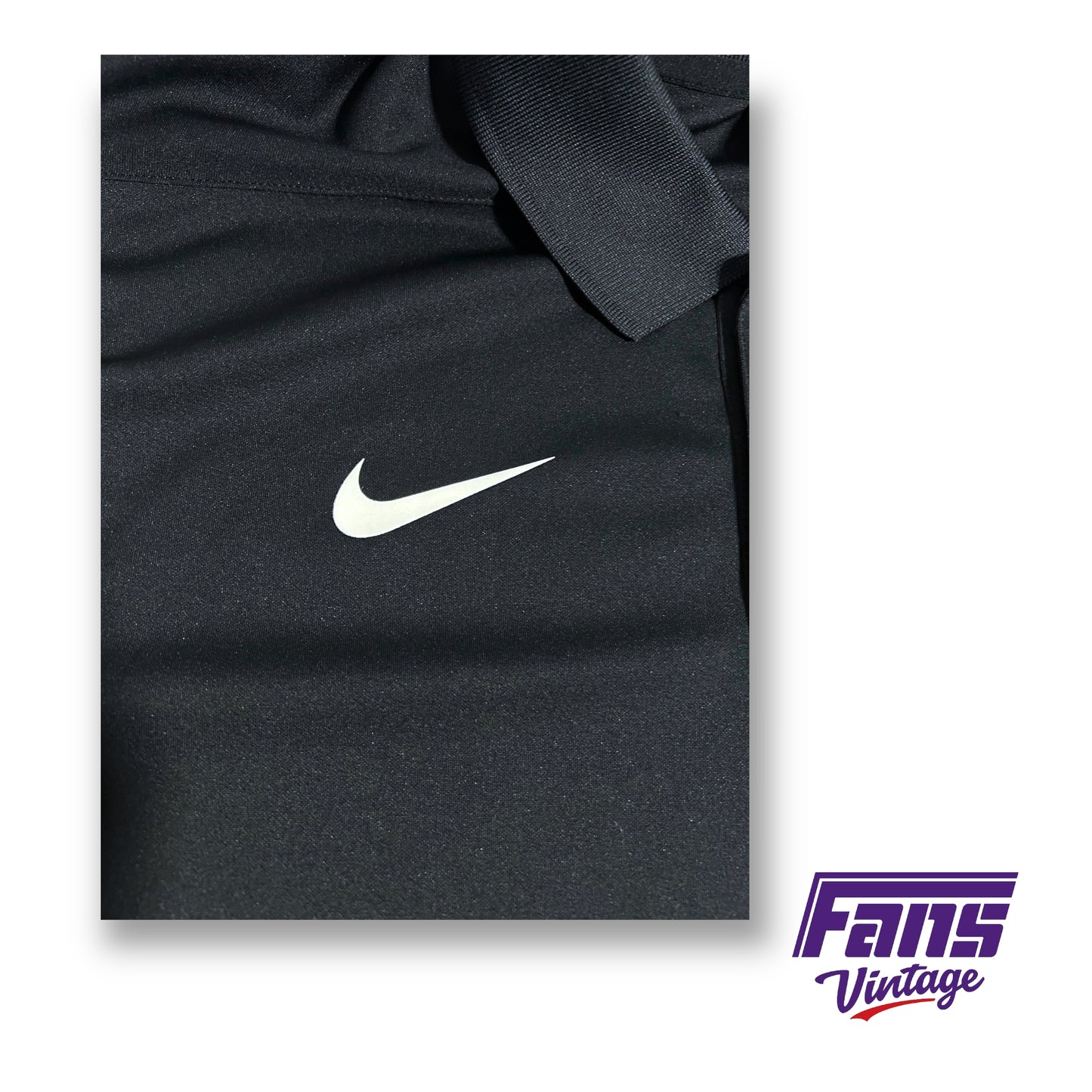 Nike TCU Football dri-fit polo