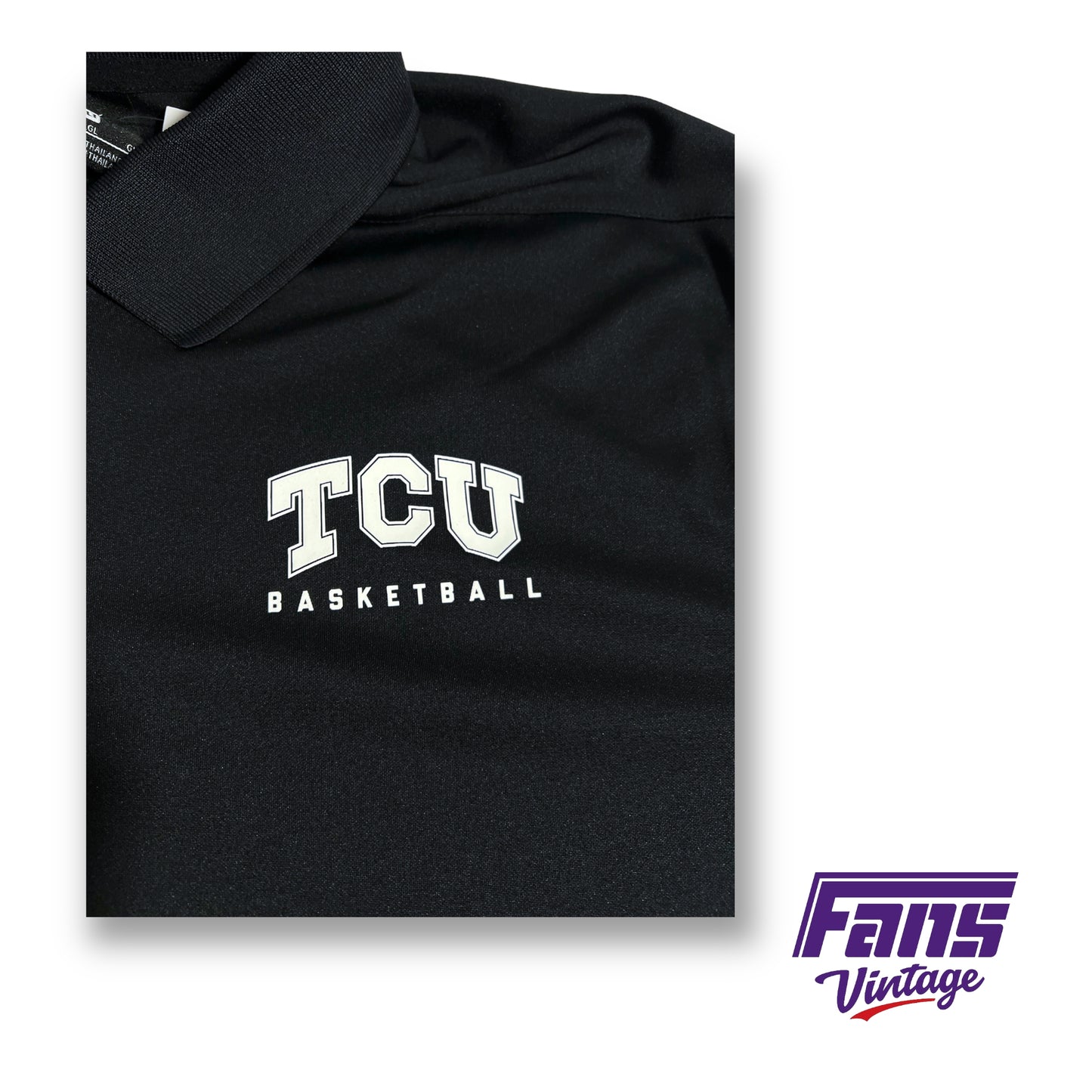 Nike TCU Football dri-fit polo