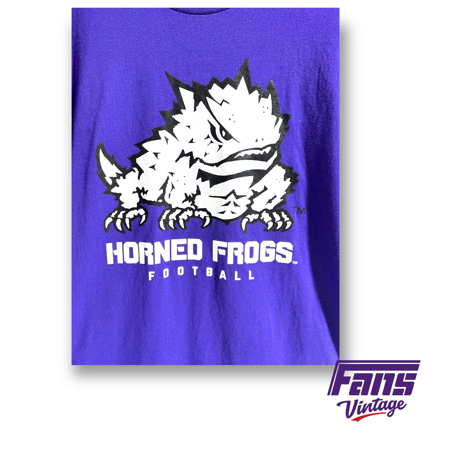 TCU Football t-shirt - Giant Horned Frog logo