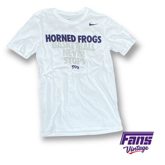 Nike TCU Basketball 'Horned Frogs' dri-fit tee