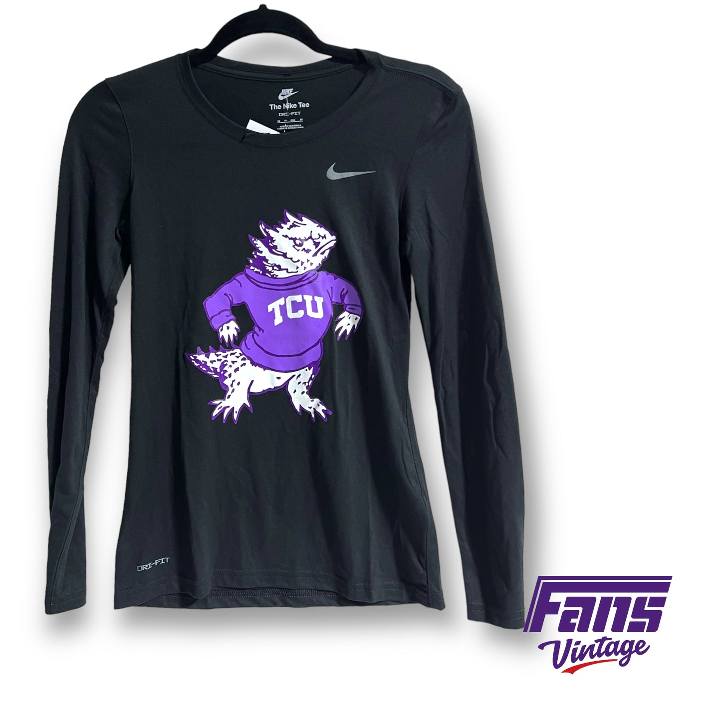 Nike Women's TCU throwback Frog long-sleeve tee