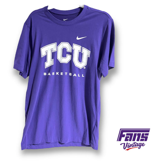 Nike TCU Basketball team issued dri-fit t-shirt