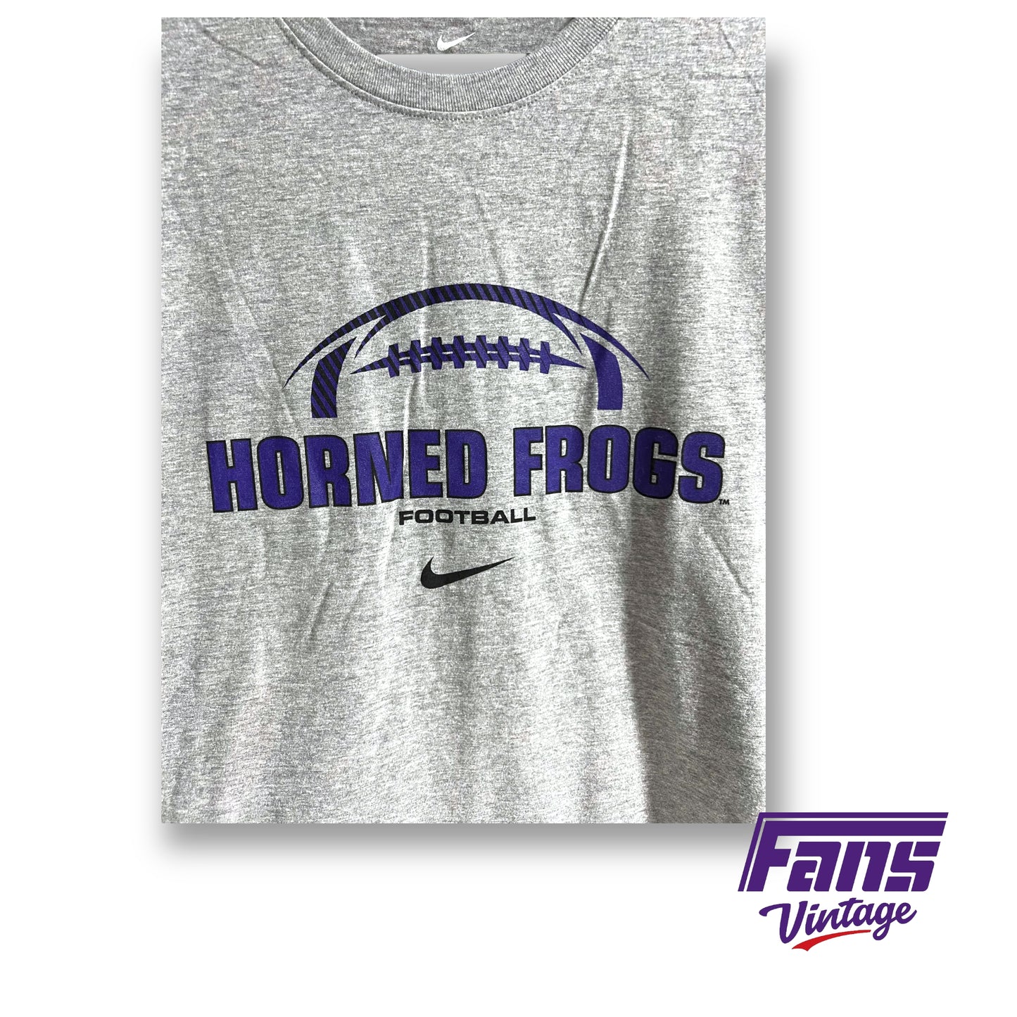 Nike TCU Football team issued tee - cotton!