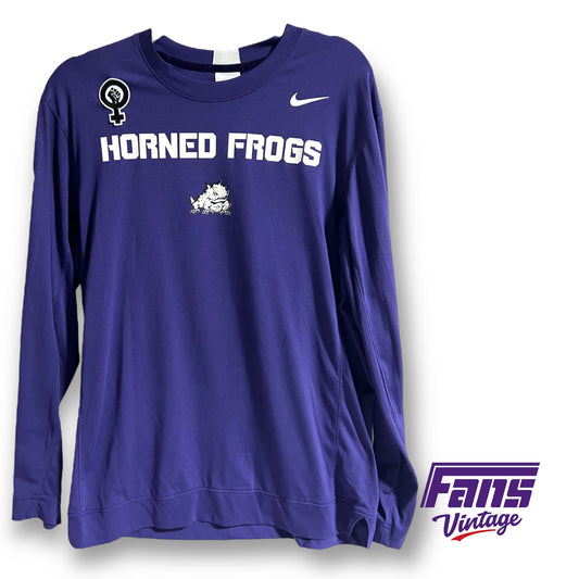 Nike TCU 'Equal Rights' dri-fit long sleeve tee