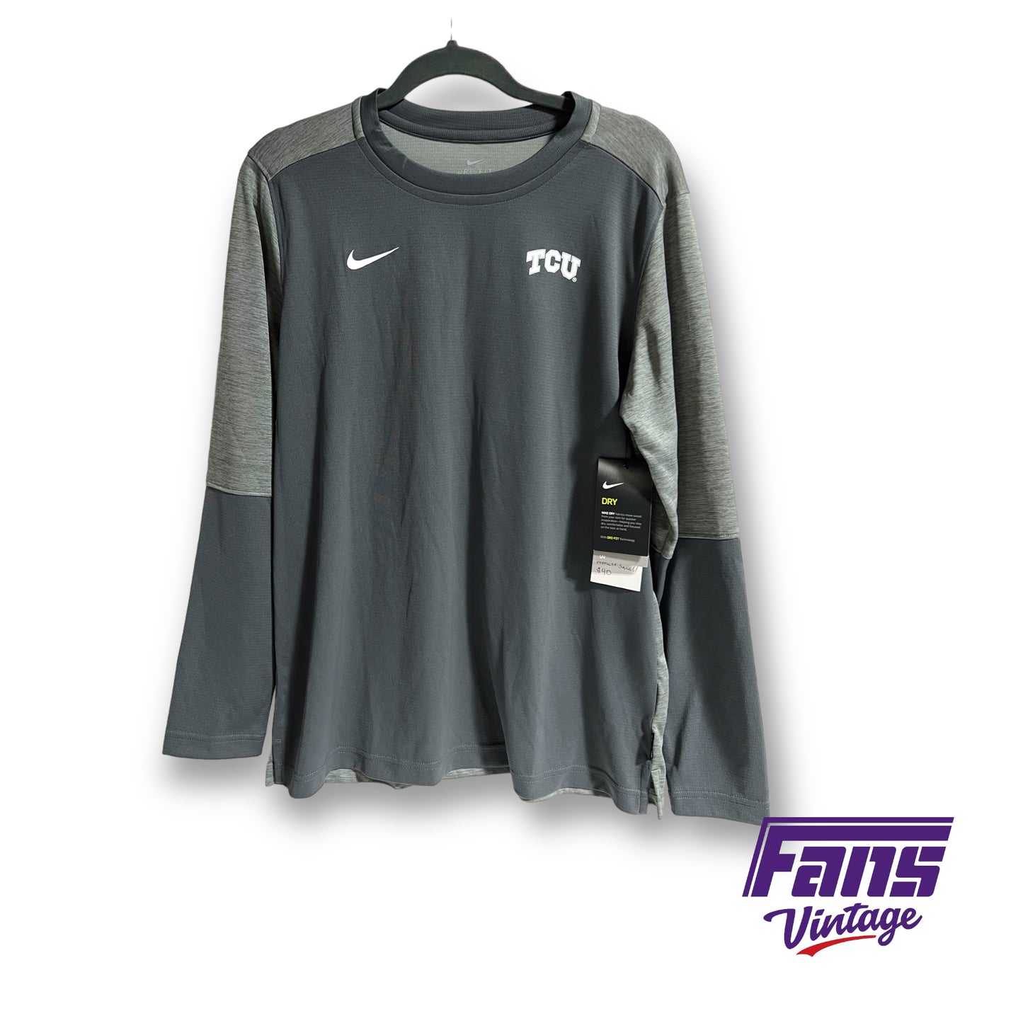 Nike TCU team issued dri-fit long sleeve shirt