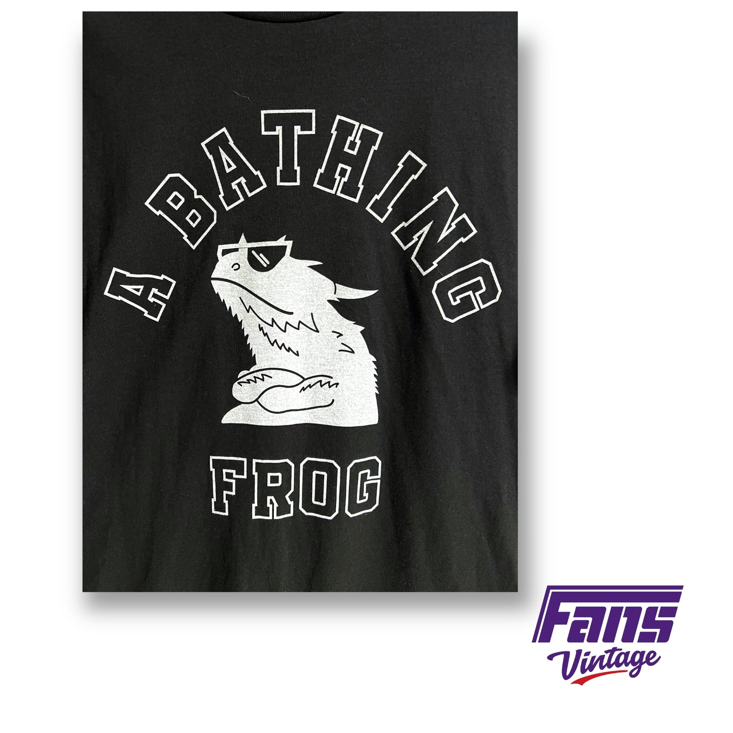 Epic TCU "A Bathing Frog" BAPE Tee - Team Issued!