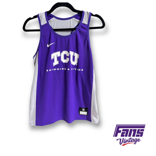 Nike TCU Swimming reversible tank top