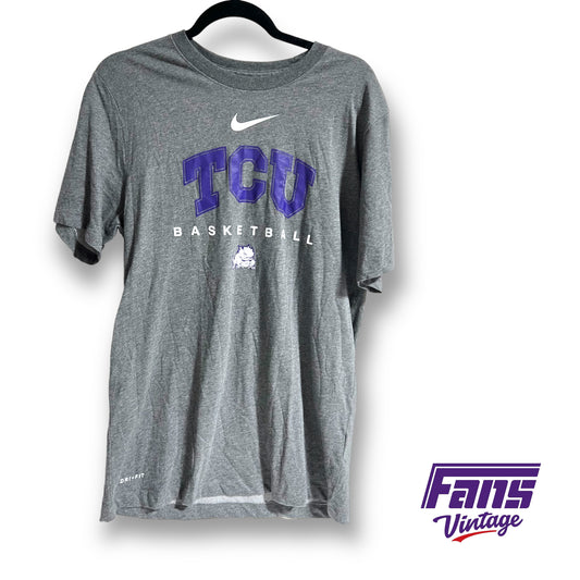 Nike TCU Basketball team issued dri-fit shirt