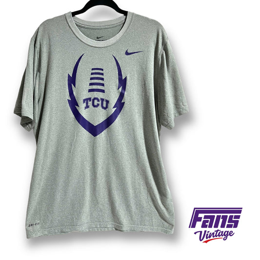 Nike TCU Football team issued dri-fit tee