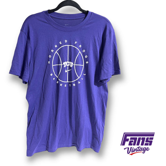 Nike TCU Basketball team issued dri-fit tee