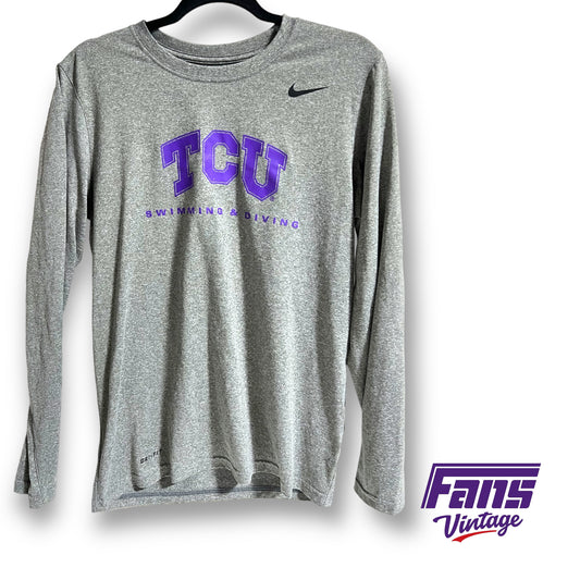 Nike TCU Swimming 'Team Motto' long sleeve shirt