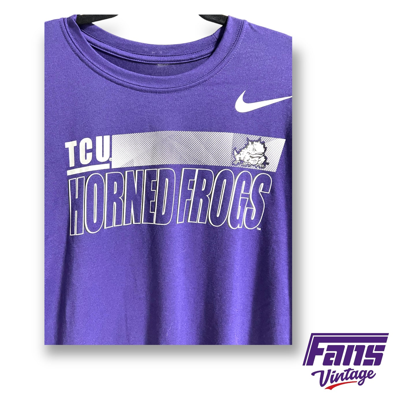 Nike TCU team issued long sleeve dri-fit shirt