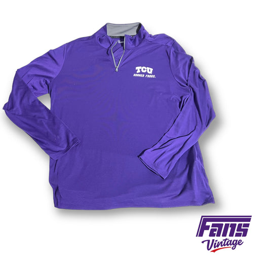 Under Amor TCU quarter-zip pullover