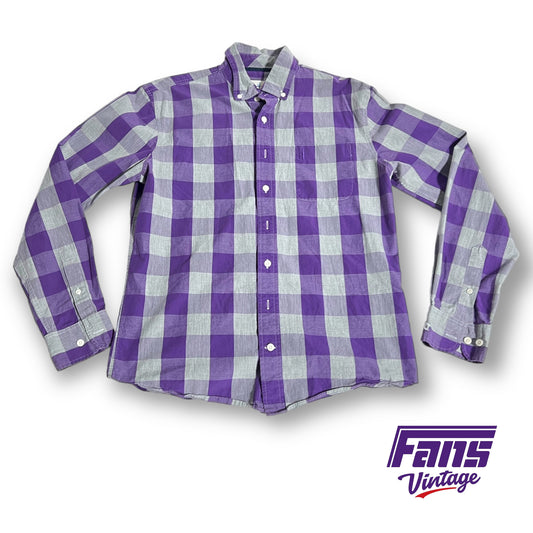 Johnnie-O TCU plaid button-up shirt