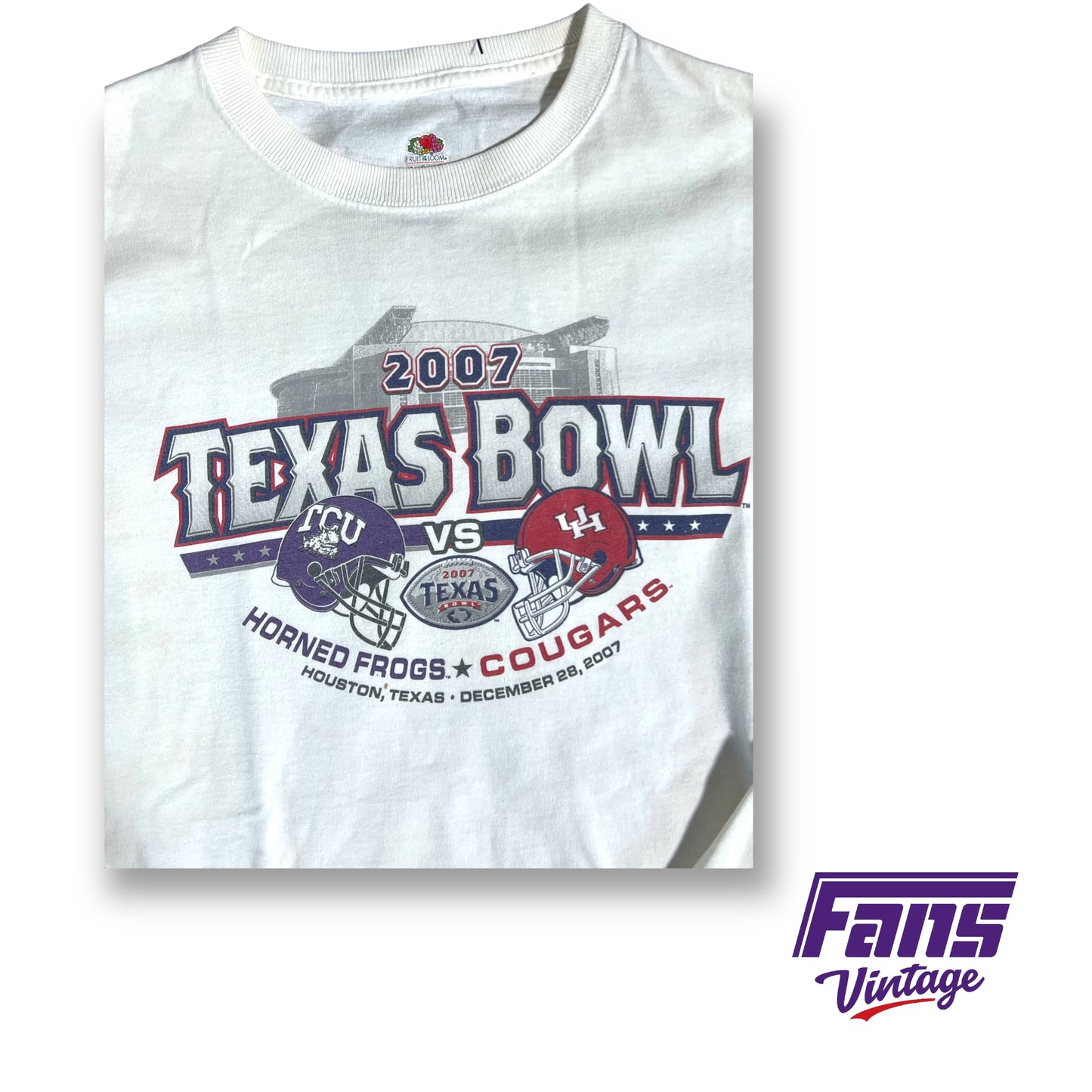 Vintage 2007 TCU Texas Bowl long sleeve tee