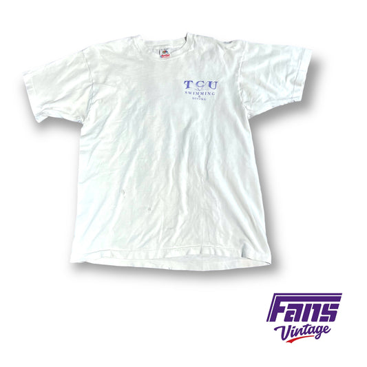 Vintage TCU Swimming t-shirt - Epic Frog logo