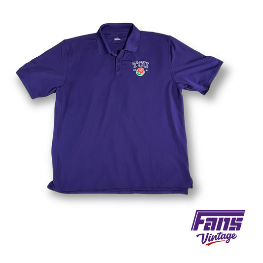 Vintage TCU Football Rose Bowl 2010-2011 Undefeated Season Polo