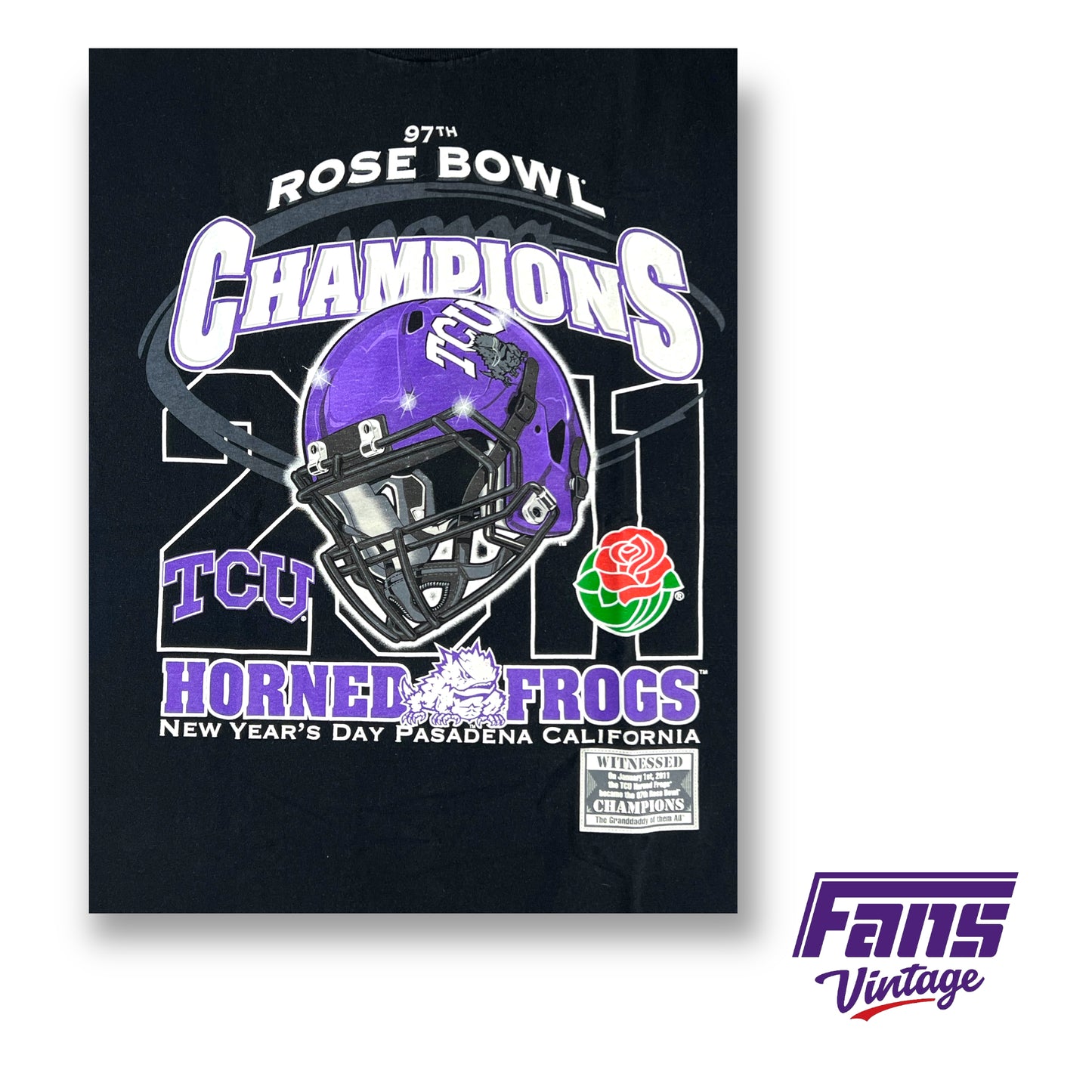 Epic TCU Football Rose Bowl champions t-shirt - Rare print