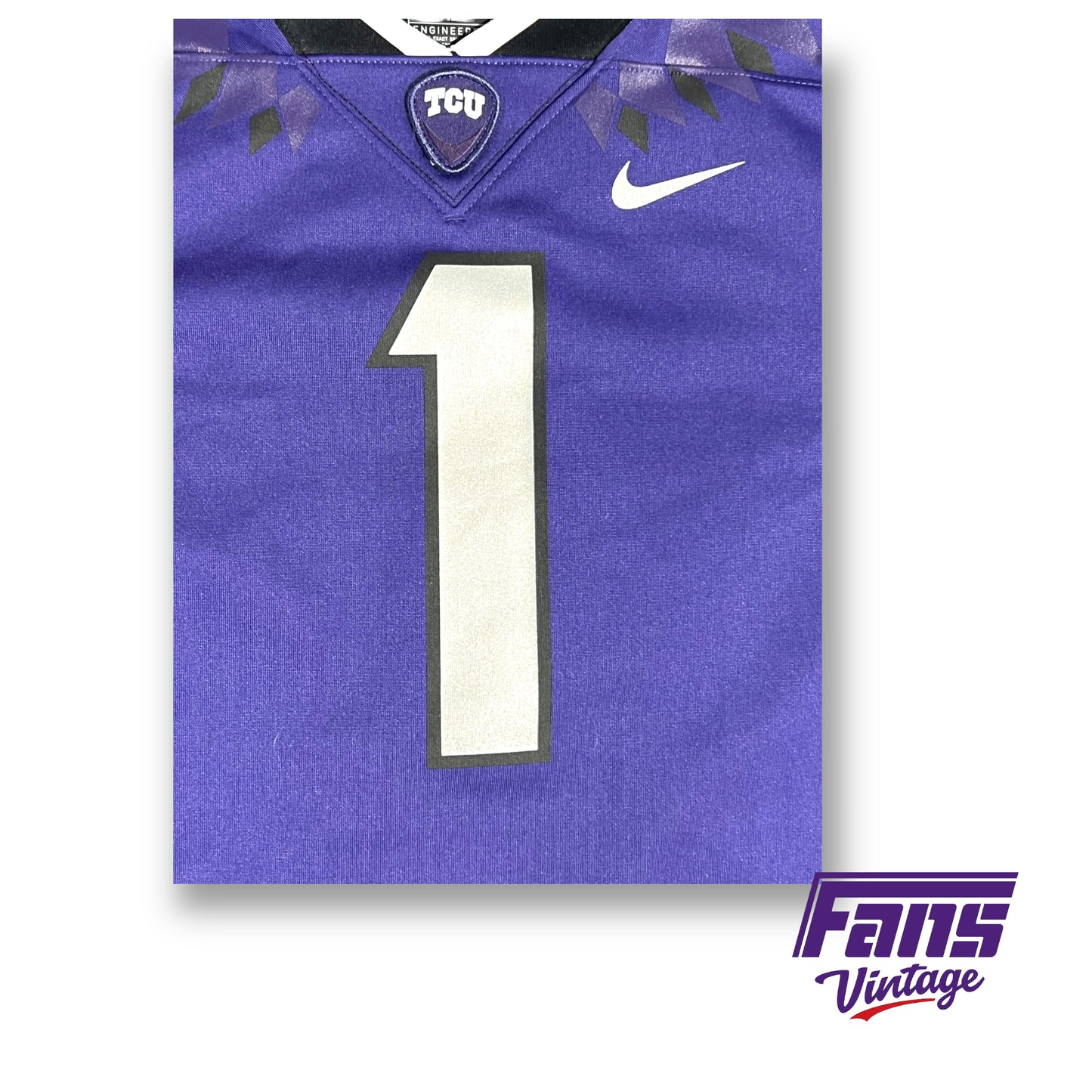 2021 Nike TCU Football "Black Panther" Purple home jersey