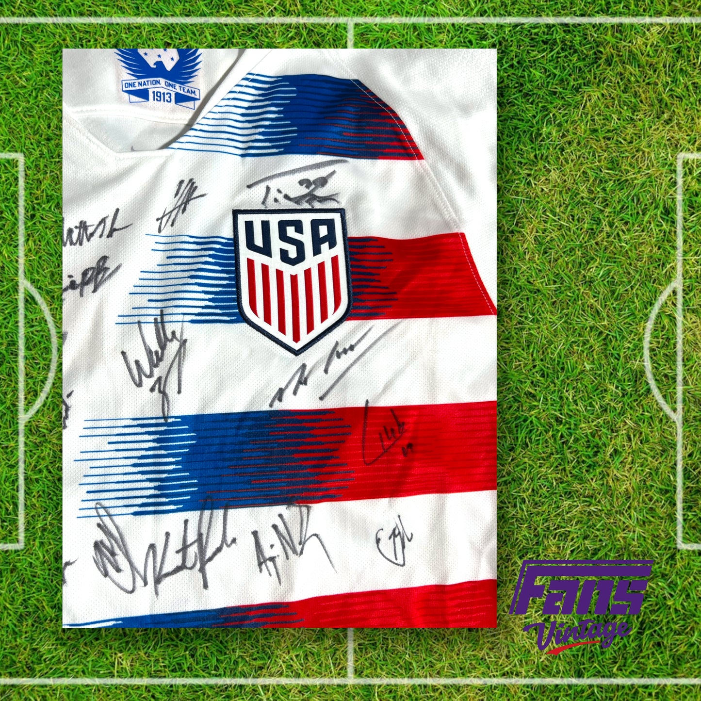 2015 Nike USMNT autographed jersey