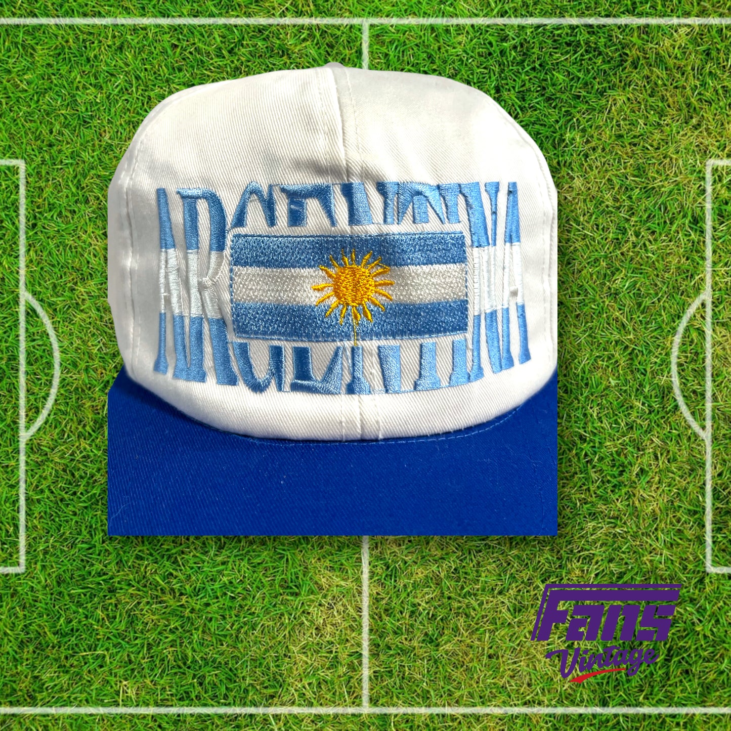 90s vintage Argentina snapback hat
