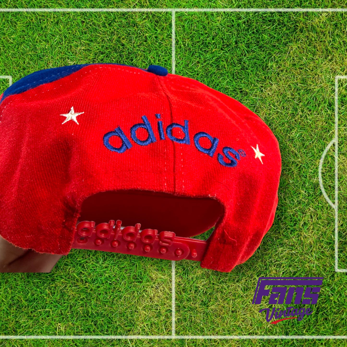 90s vintage Adidas Untied States World Cup snapback hat