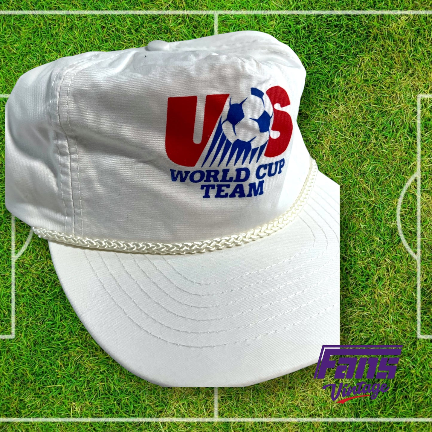 90s vintage US World Cup rope hat - TEAM ISSUE!