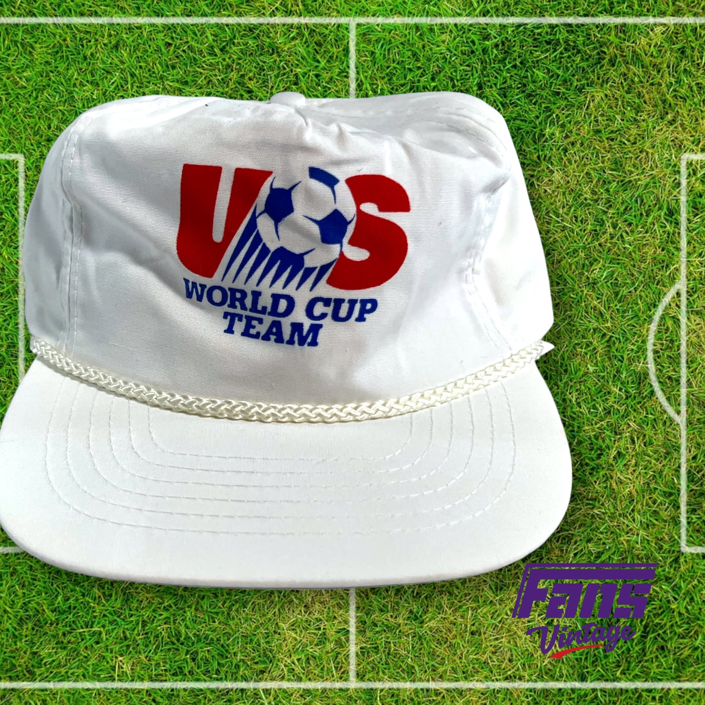 90s vintage US World Cup rope hat - TEAM ISSUE!