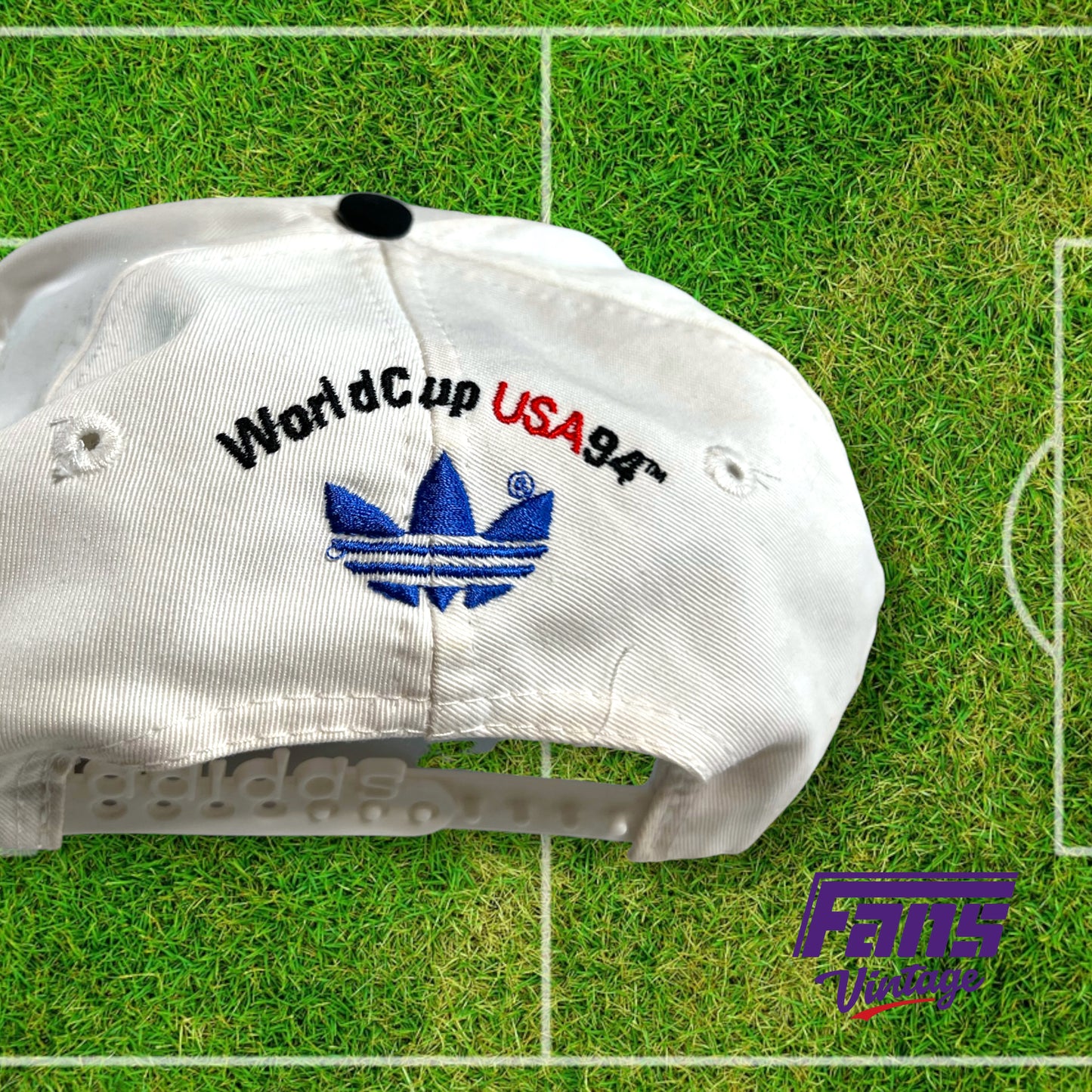 90s vintage Adidas World Cup snapback hat - New with tags!
